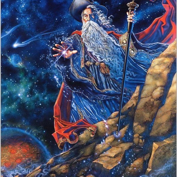 Wizard Poster Framing Print Fantasy Wall Decor Great Gift