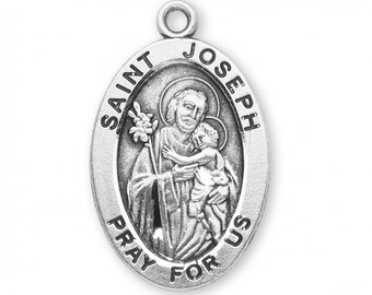 Saint Dominic Oval Sterling Silver Medal Catholic Gifts - Etsy