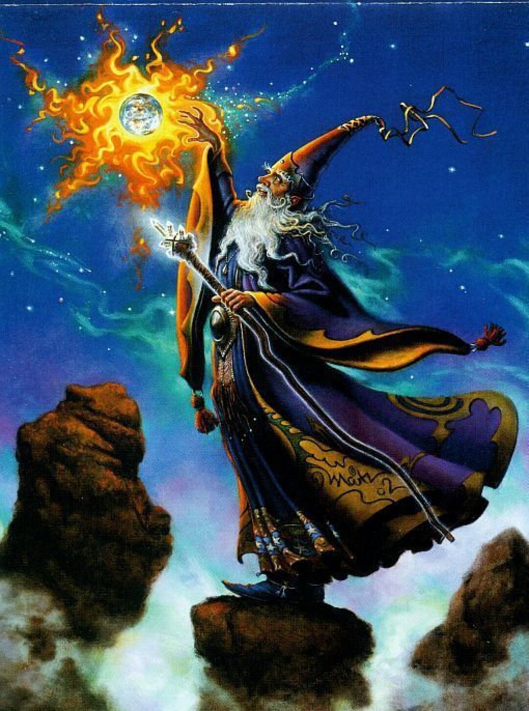 Wizard Poster Framing Print Fantasy Wall Decor Great Gift - Etsy