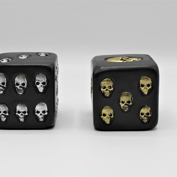 Skull Dice for Her Etsy