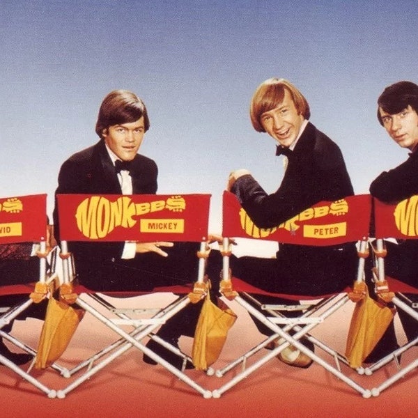 The Monkees Davey Jones Micky Peter Mike Studio Photo Framing Print TV Poster Wall Decor