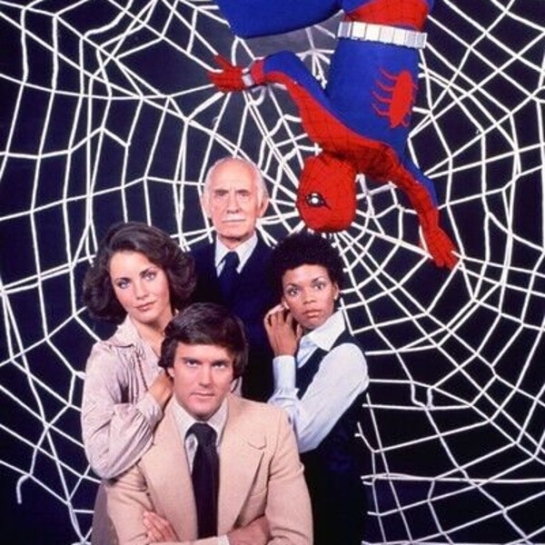 Spiderman TV Show Studio Photo Poster Framing Print Vintage TV Decor New