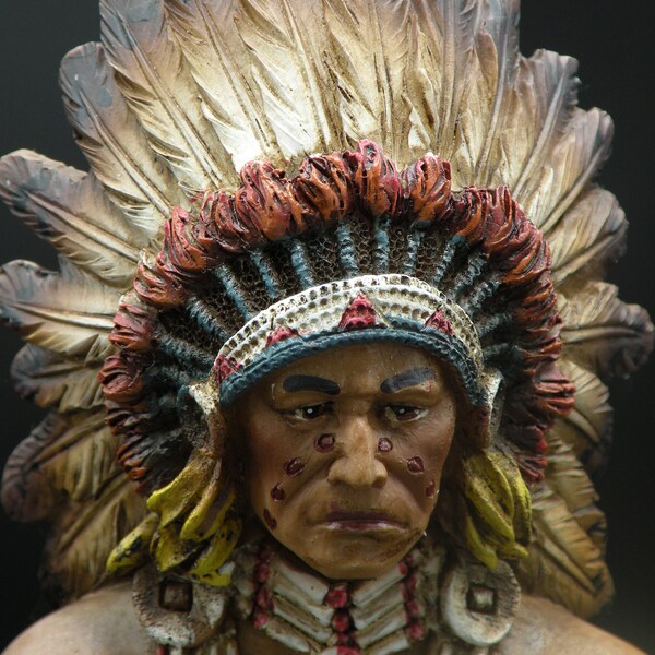 Native American Indian Statues - Etsy