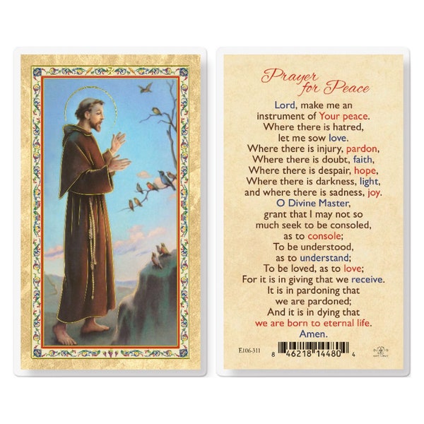St Francis Prayer - Etsy