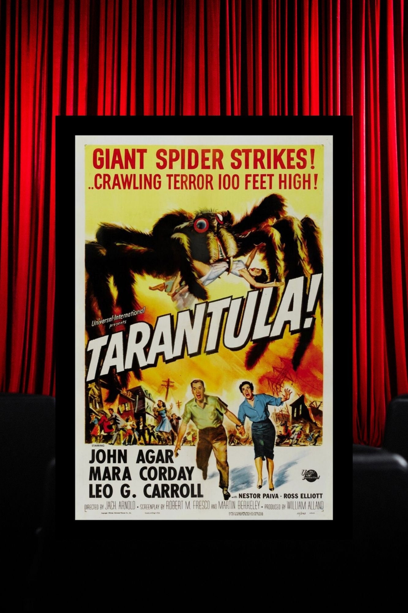 B Horror Movie Poster