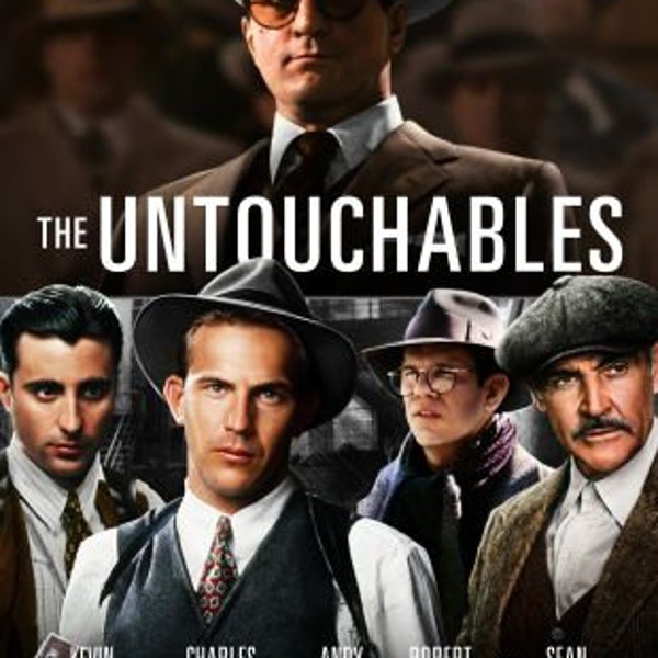 The Untouchables Movie Poster Framing Print 80's Movie Wall Decor