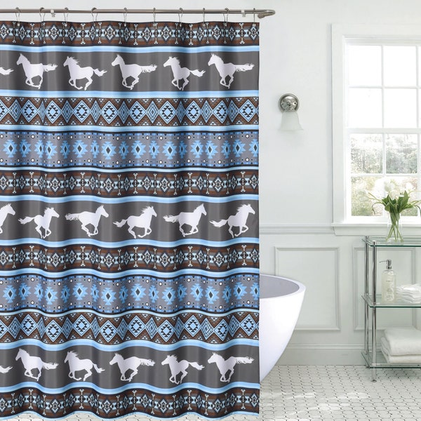 Galloping Horse Shower Curtain GFTOTG3395