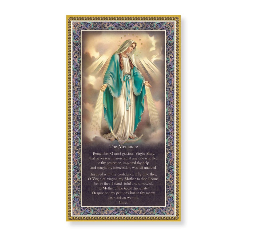 Catholic Our Lady of Grace Gold Foil Wood Plaque Religious Gifts - Etsy
