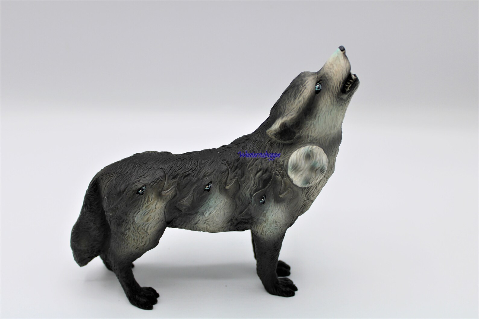 Howling Wolf Statue Wolf Pack Hand Painted Rustic Cabin Etsy Howling Wolf Statue Wolf Pack Hand Painted Rustic Cabin Etsy