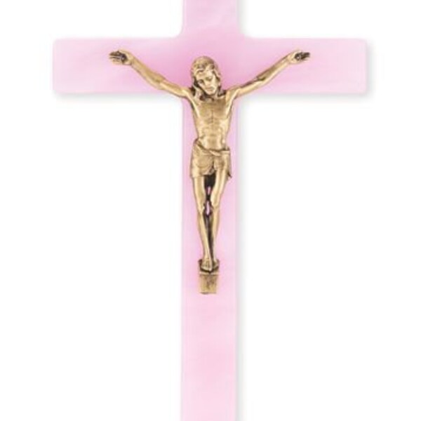 Pink Wall Cross Etsy