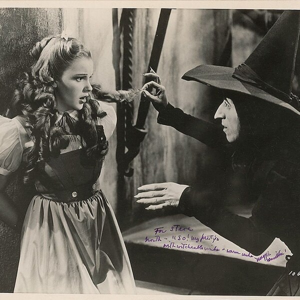 Margaret Hamilton OZ Rehearsal Vintage Photo  Poster Framing Print Movie Wall Decor