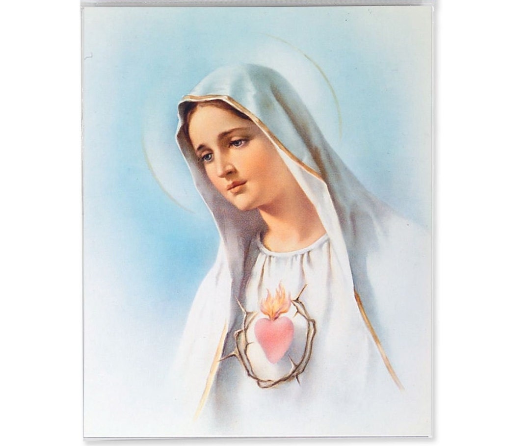 Immaculate Heart of Mary Framing Print 8 X 10 - Etsy