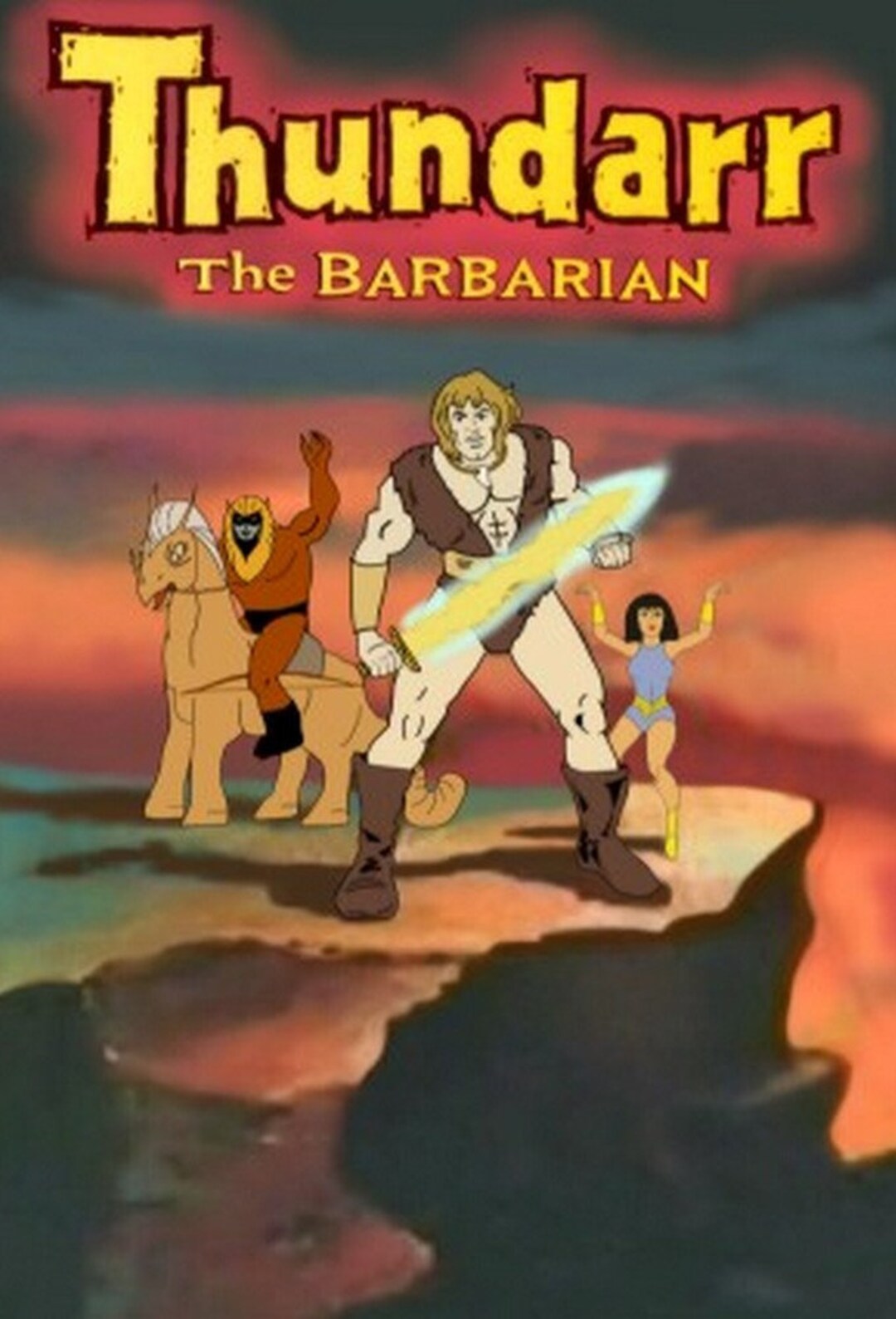 Thundarr the Barbarian Cartoon Art Framing Print Poster - Etsy