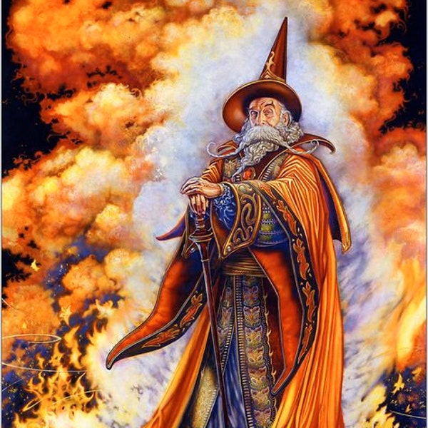 Wizard Poster Framing Print Fantasy Wall Decor Great Gift