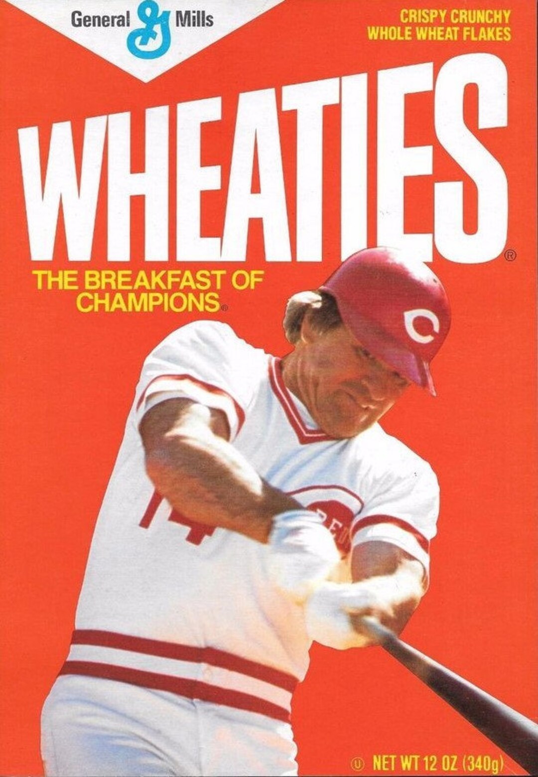 Vintage Wheaties Cereal Pete Rose Reproduction Framing Print Vintage ...
