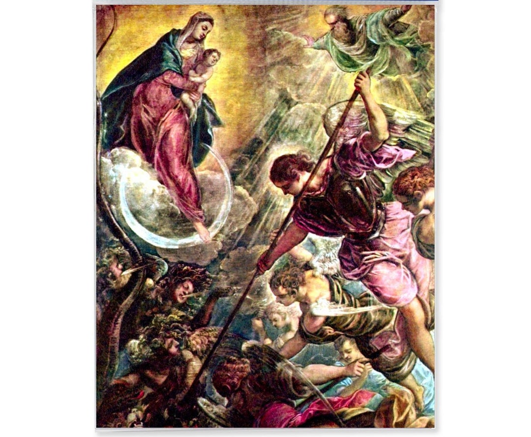 St. Michael Battle of Angels Framing Print Religious Gifts Catholic