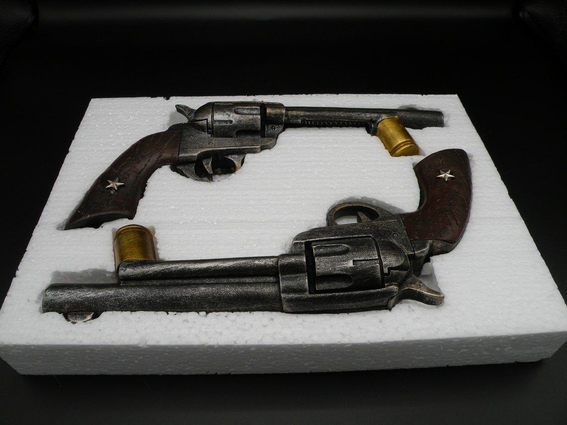 Western Pistol Revolver Gun Door Handles Handles New Etsy