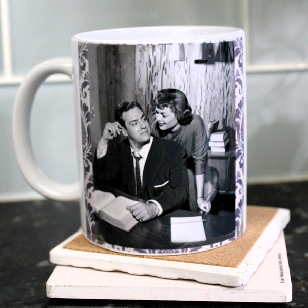 Perry Mason Raymond Burr Barbara Hale Coffee Mug 11oz Photo Great Gift