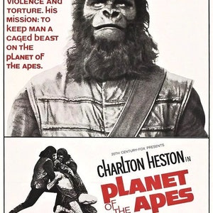 El planeta de los simios película enmarcada cartel impresión decoración de la pared