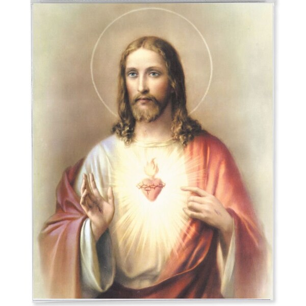 Sacred Heart of Jesus Fratelli Bonella Framing Print  Religious Gifts Catholic Wall Decor