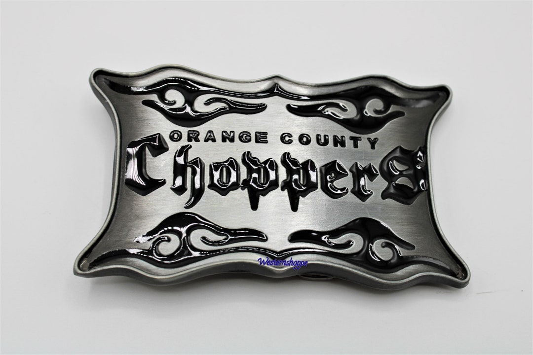 Biker Choppers Belt Buckle Orange County Choppers New Etsy