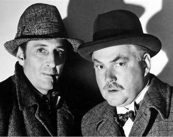 Sherlock Holmes Basil Rathbone Studio Photo Poster Framing Print ...