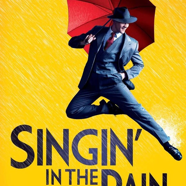 Musical Theater Singin in the Rain Framing Print Movie Decor Mancave Wall Decor