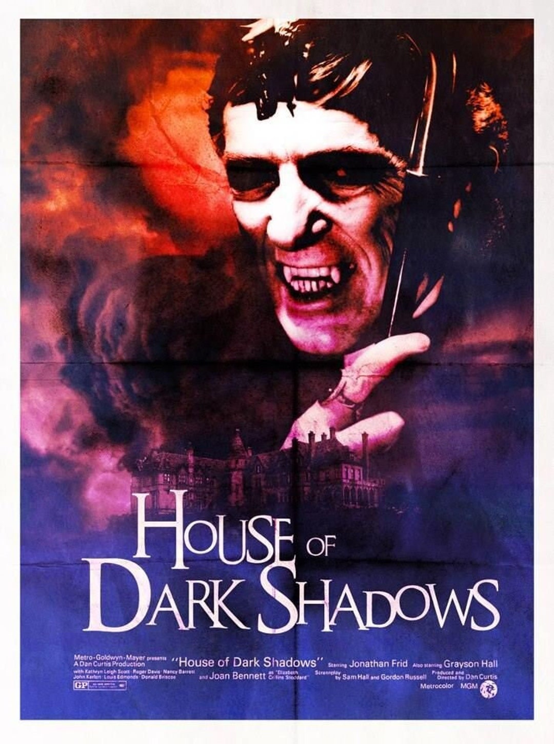 House of Dark Shadows Framing Print Vintage Sci Fi Horror Wall Decor - Etsy
