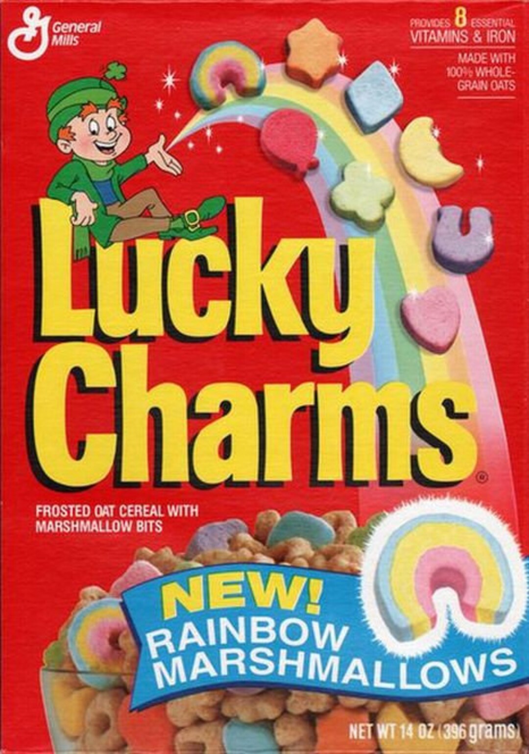Vintage Lucky Charms Cereal Kelloggs Post General Mills Reproduction