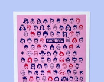 Nancy Drew Character Poster