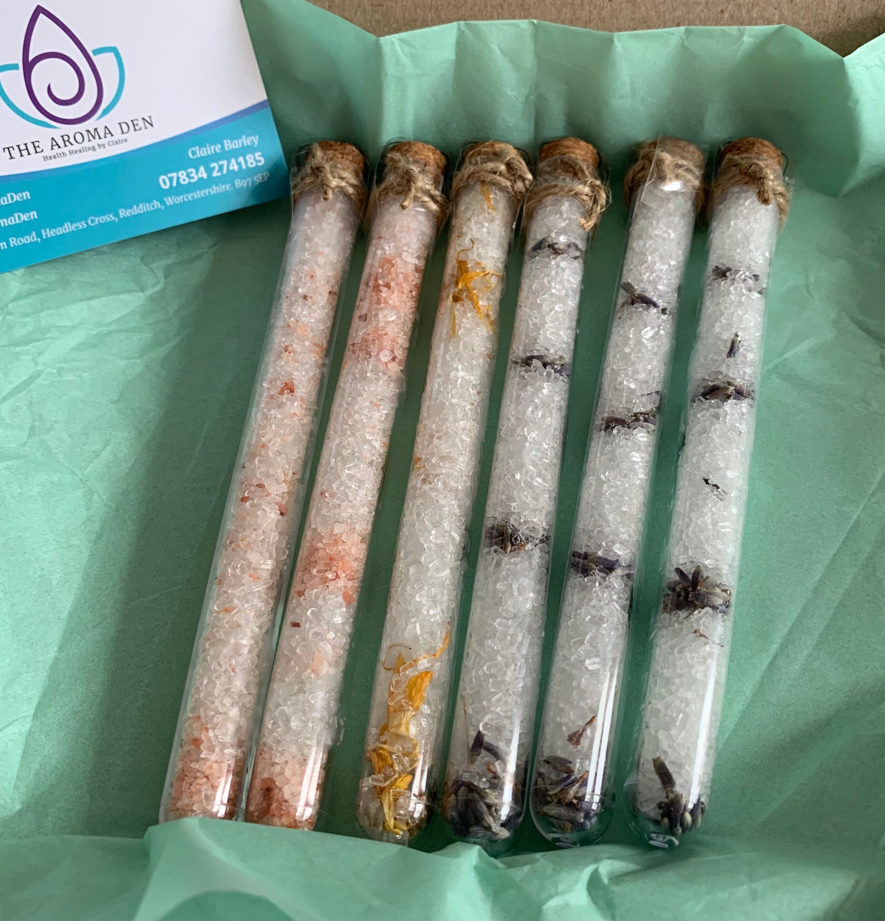Bath Salt Shots Test Tube Bath Salts Letterbox Gifts Etsy