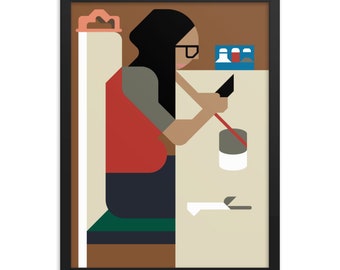 Consumer Framed Poster Print