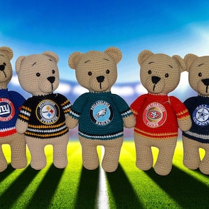Team Mascot Bear, Custom College/NFL/MLB Stuffed Animal