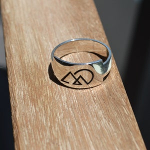 Cool Men's Jewellery Boyfriend Husband Meaningful Gift for Him Men's Enlightenment Ring image 2