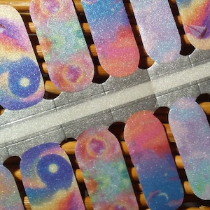 Abstract Art Nail Wraps, Made with Real Nail Polish for an Instant Manicure