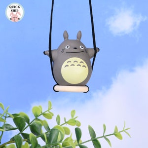 TOTORO Swing Car Pendant Accessory,Rearview Mirror Pendant,Auto decoration Accessories,Hanging Decor,Car Charm,Birthday Mother's Day Gift