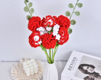Broche Vintage Marcel Boucher - Fleur D'œillet (Carnation) - Numéro 83668 - Laiton Doré - Occasion
