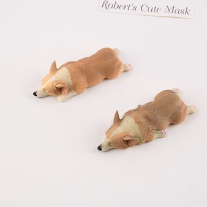 Pewter Corgi Lapel Pin Or Refrigerator Magnet – D362F, Made In USA, Multi-Color
