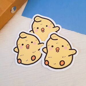 Lustiger Huhn Aufkleber für Notebook, lustige Baby Aufkleber für Laptop, Kawaii Tier Aufkleber, süße Aufkleber für Frauen, Eklektische Aufkleber