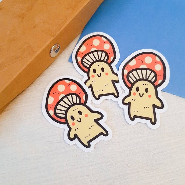 mushroom stickers for planner, mushroom gifts for teens, teenage girl gifts funny, cute gift for friend who has everything, penpal goodies