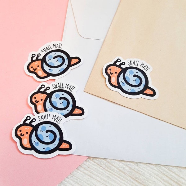 snail mail sticker for small businesses, packaging sticker labels, sticker for envelopes, packaging supplies, eco friendly stickers for mail