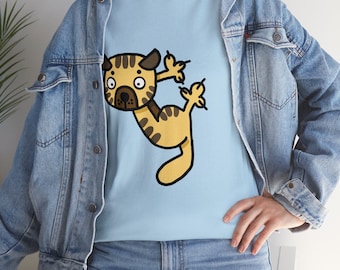 Cat t shirt for teens, eclectic shirt, art shirts for women, cute gift for girlfriend, cute cat gifts for cat mom, cat lover gift for