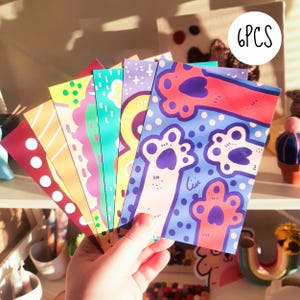 Greeting Card Assortment, Animal Postcards, Small Art Prints Set Colorful, Postcrossing Postcards Bulk, Birthday Cards for Kids, Funny Art