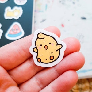 kawaii animal stickers, small stickers for phone case, tiny stickers cute, mini stickers for party favor, sticker grab bag, sticker bundle image 7