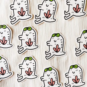Plant Stickers for Water Bottle, Nature Stickers for Laptop, Waterproof Flower Sticker for Computer, Aesthetic Stickers for Clear Phone Case