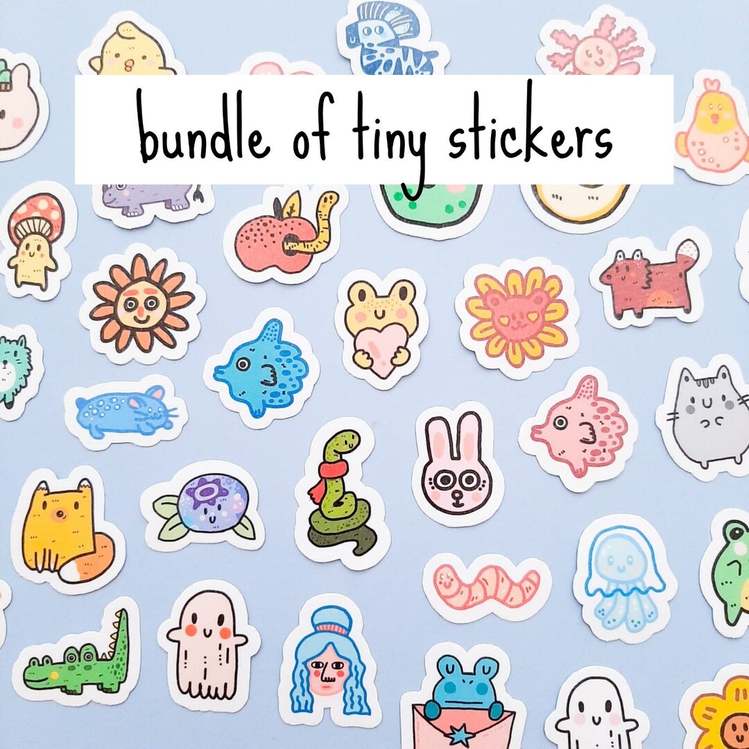 Mini Stickers for Planner, Tiny Stickers Pack, Small Stickers for ...