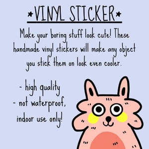 kawaii animal stickers, small stickers for phone case, tiny stickers cute, mini stickers for party favor, sticker grab bag, sticker bundle image 9