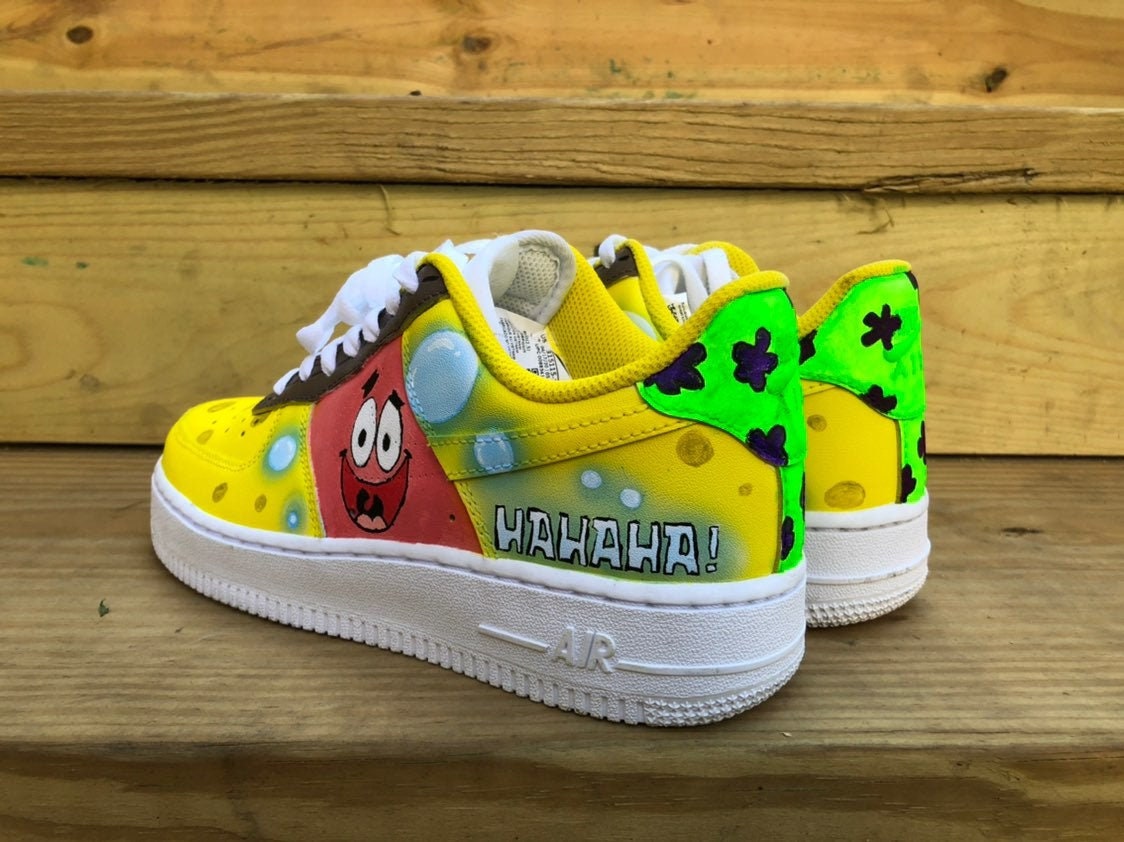 spongebob and patrick air force 1