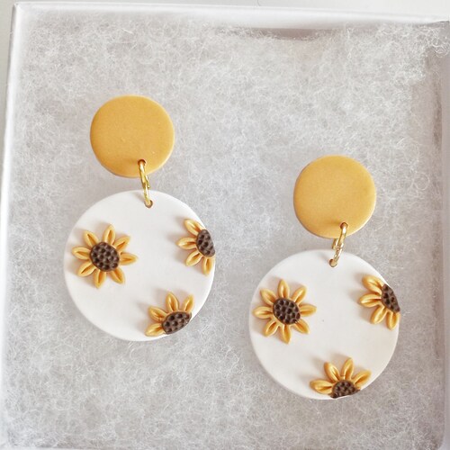 Sunflower Stud Earrings ǀ Gold Sunflower Earrings ǀ Gifts for Etsy