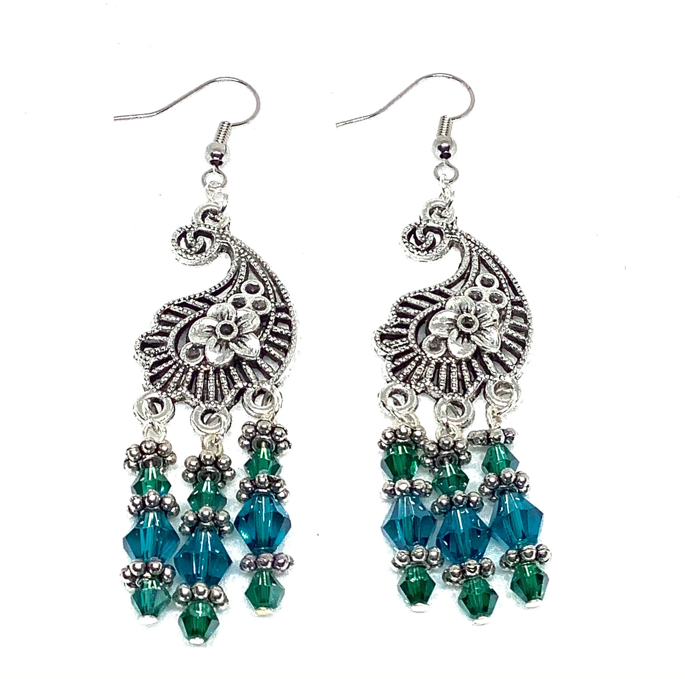 One of a Kind Boho Dangle Earrings Etsy.de